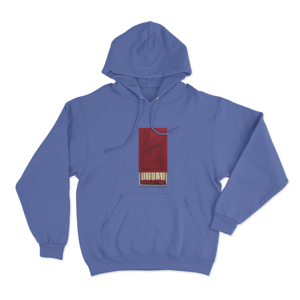 Match Box Cream Unisex Hoodie Blue Match Box Cream Unisex Hoodie Blue