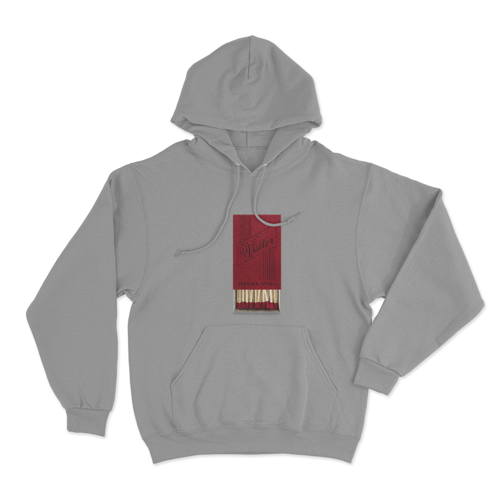 Match Box Cream Unisex Hoodie Grey Match Box Cream Unisex Hoodie Grey