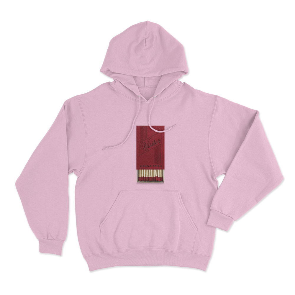 Match Box Cream Unisex Hoodie Pink Match Box Cream Unisex Hoodie Pink