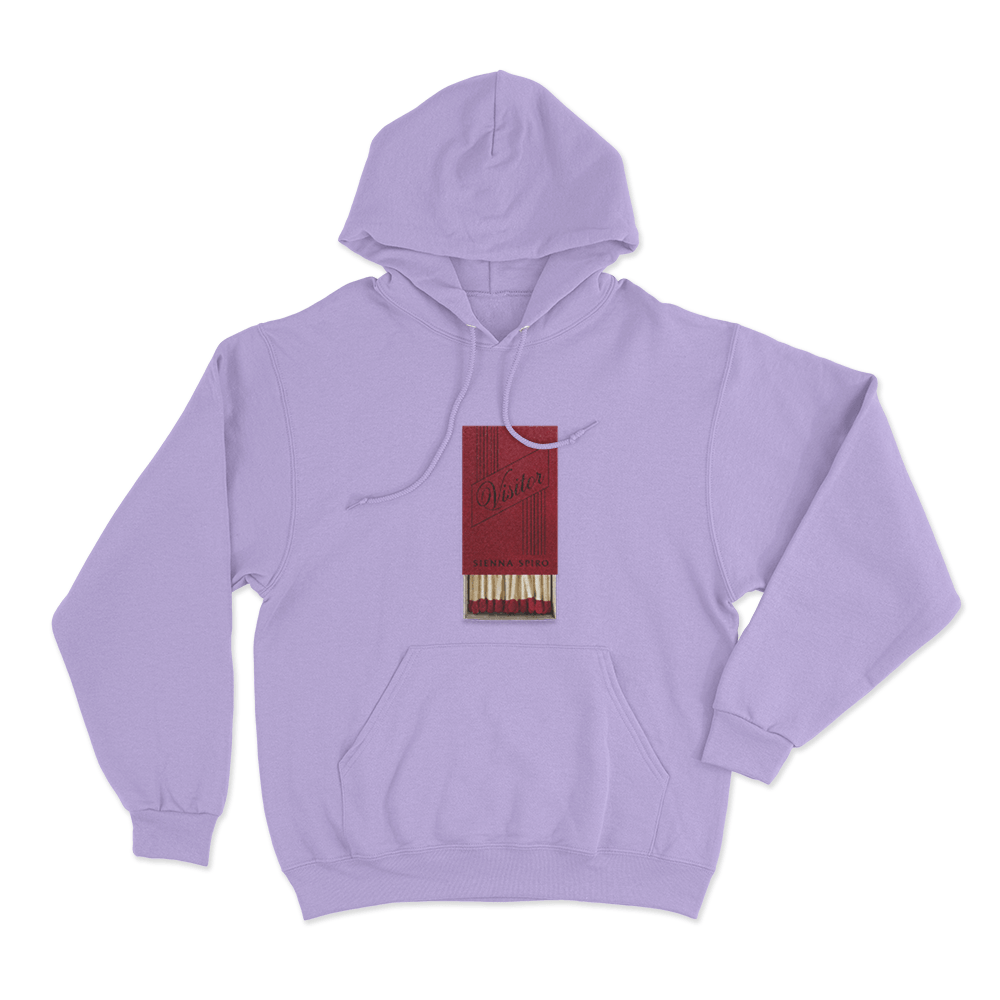 Match Box Cream Unisex Hoodie Purple Match Box Cream Unisex Hoodie Purple