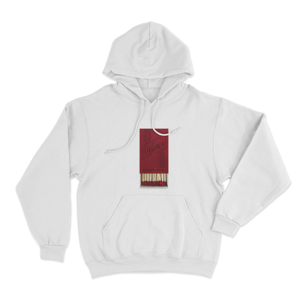 Match Box Cream Unisex Hoodie White Match Box Cream Unisex Hoodie White