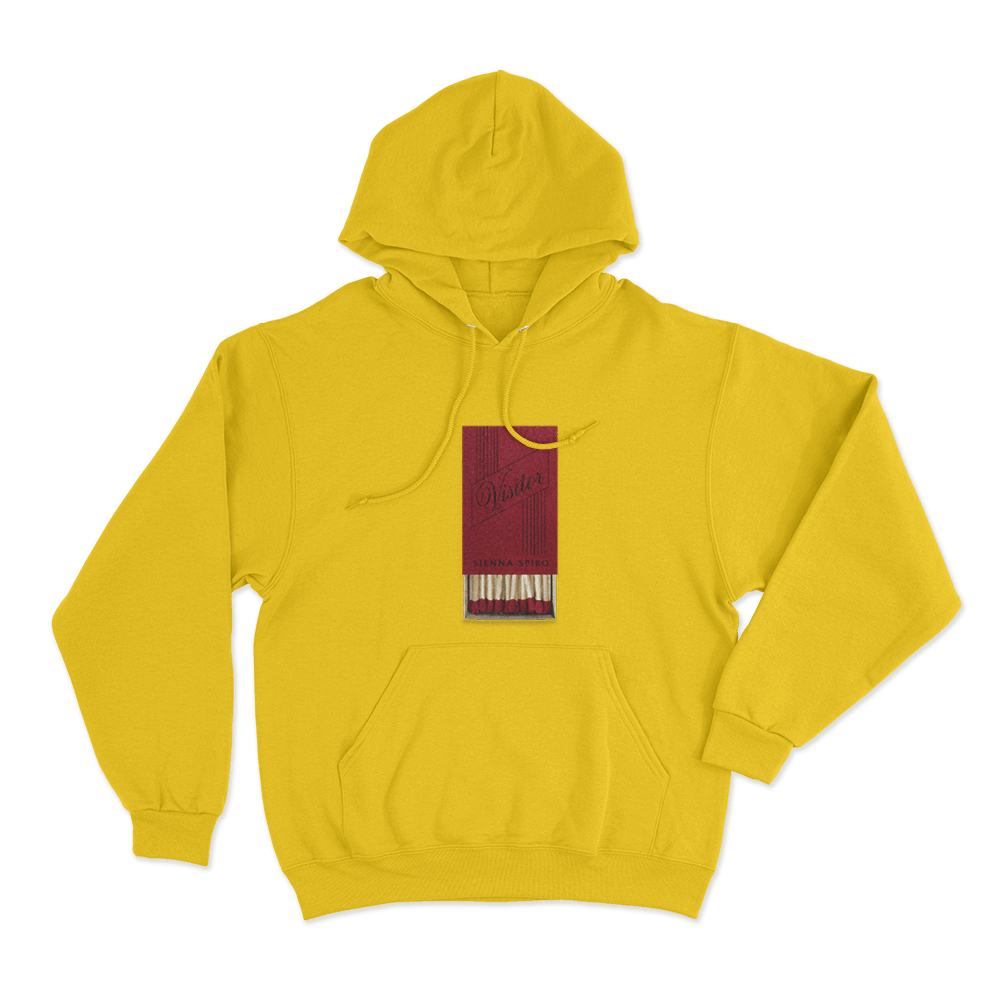 Match Box Cream Unisex Hoodie Yellow Match Box Cream Unisex Hoodie Yellow