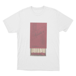 Match Box Cream Unisex T Shirt White
