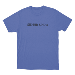Sienna Spiro Logo Unisex T Shirt Blue