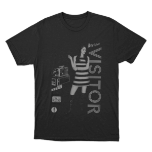The Visitor Tour Poster Unisex T Shirt Black