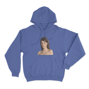 Visitor Cover Unisex Hoodie Blue