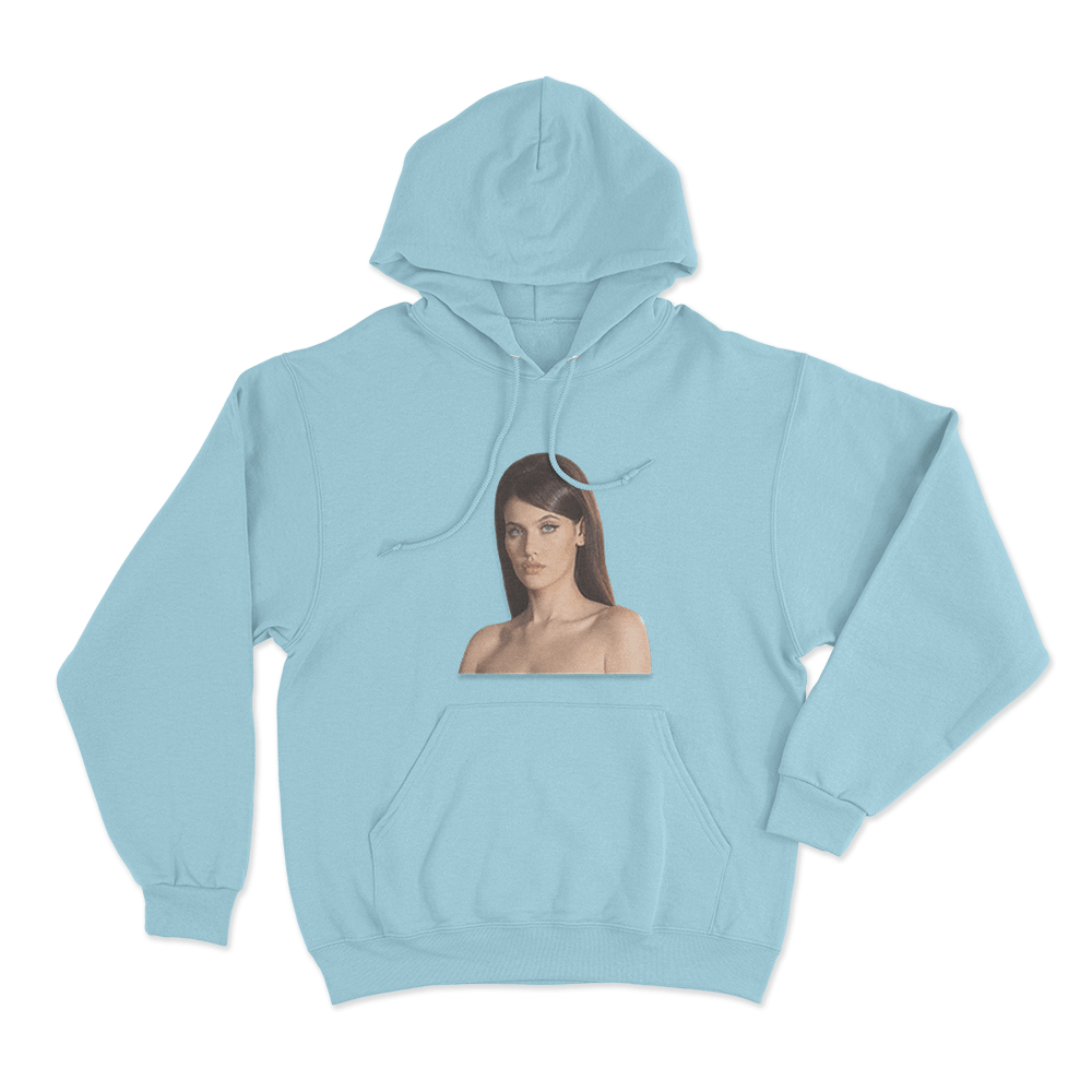 Visitor Cover Unisex Hoodie Sky Blue Visitor Cover Unisex Hoodie Sky Blue