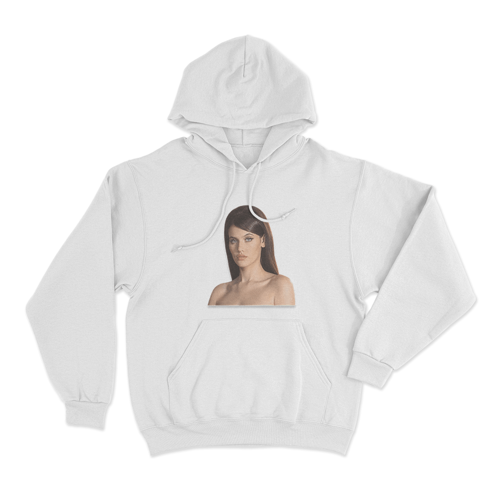 Visitor Cover Unisex Hoodie White Visitor Cover Unisex Hoodie White