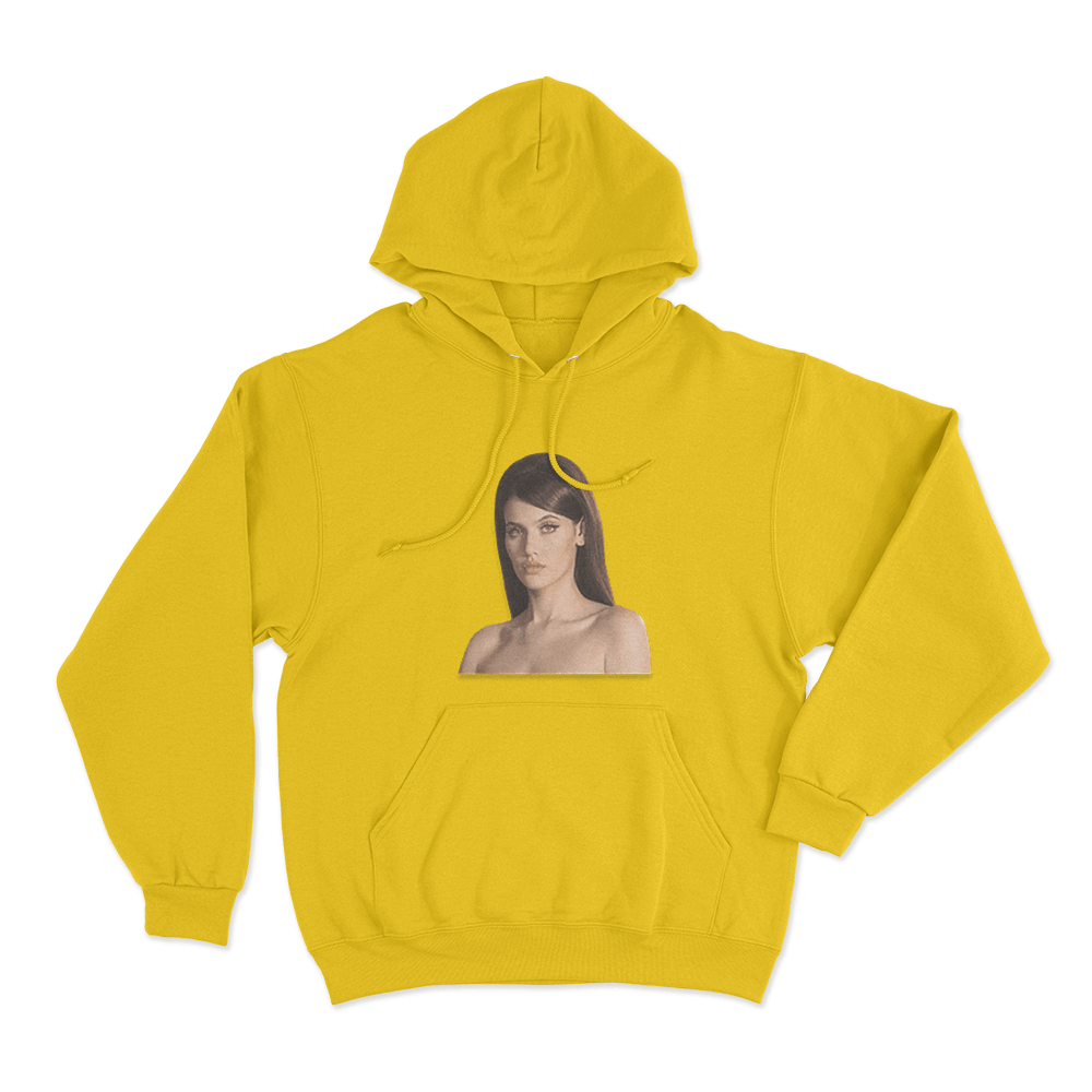 Visitor Cover Unisex Hoodie Yellow Visitor Cover Unisex Hoodie Yellow