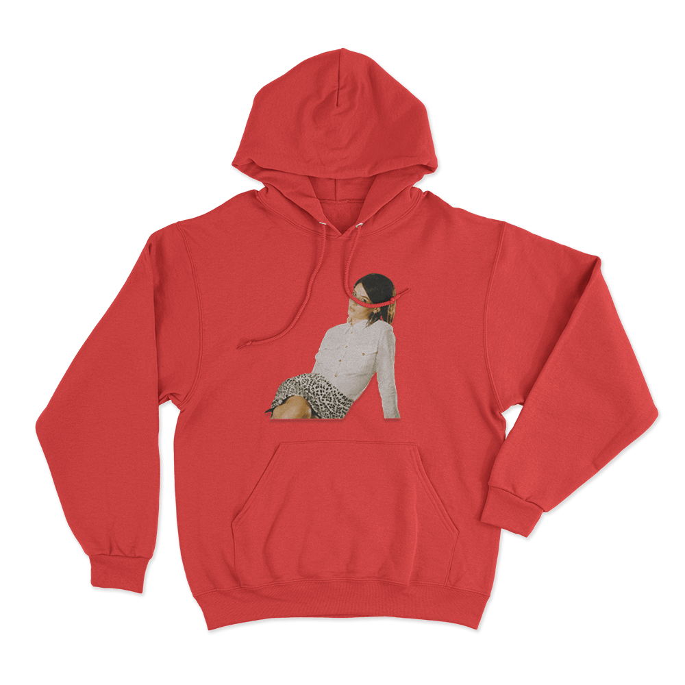 Visitors Only Unisex Hoodie Red Visitors Only Unisex Hoodie Red