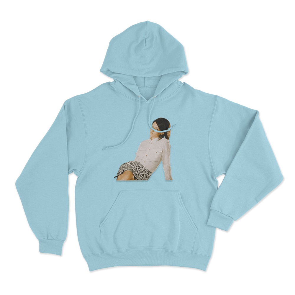 Visitors Only Unisex Hoodie Sky Blue Visitors Only Unisex Hoodie Sky Blue